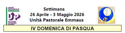 Settimana 26 aprile - 3 maggio 2026 