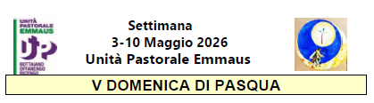 Settimana 3-10 maggio 2026